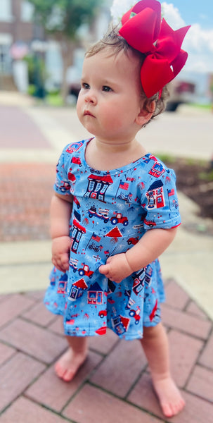 Patriotic Picnic Twirl Dress